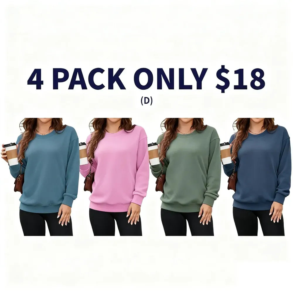 ⚡BEST SALE⚡ Women's Hoodless V-neck Sweatshirt
