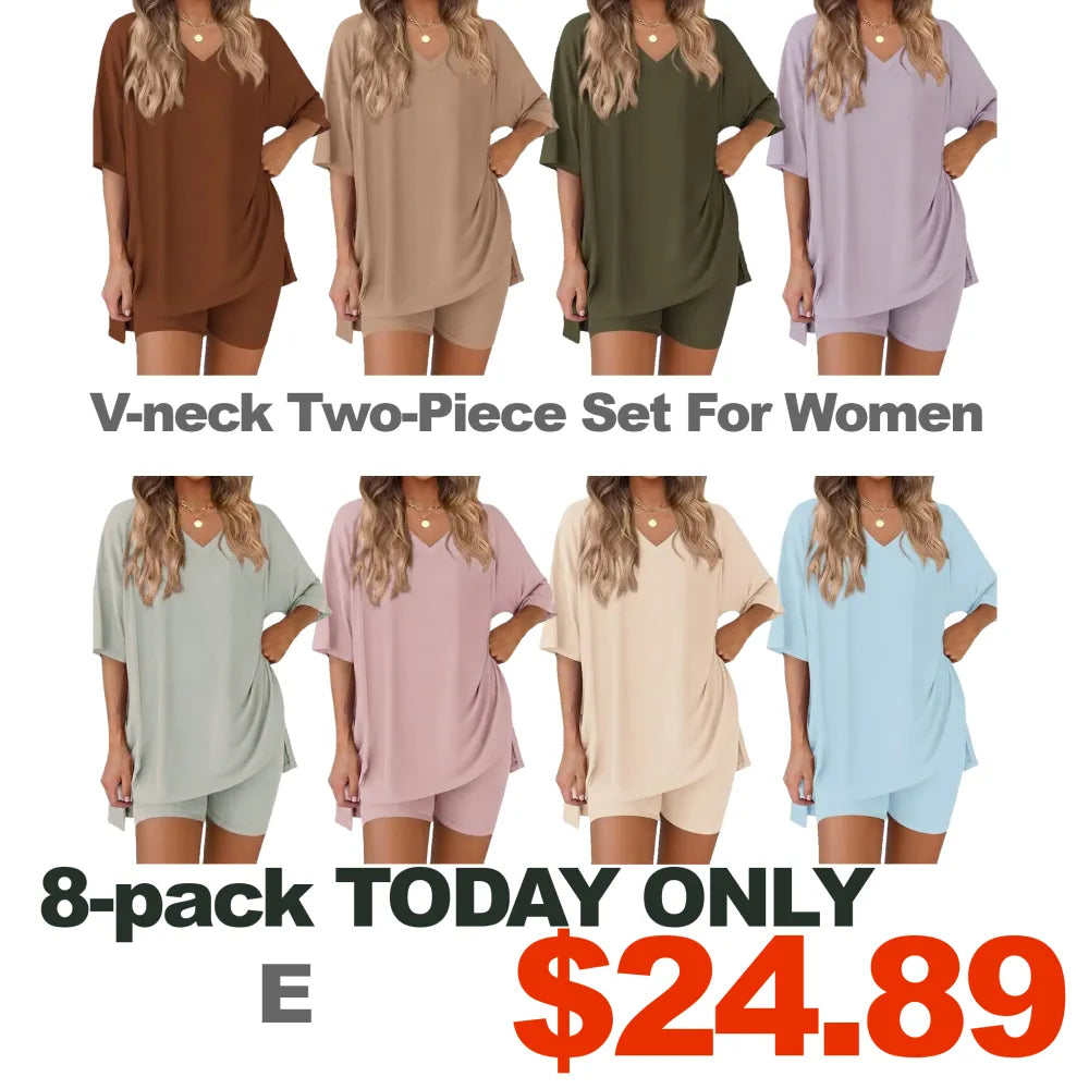 ⚡FINAL SALE⚡- Crewneck Two-Piece Set For Women