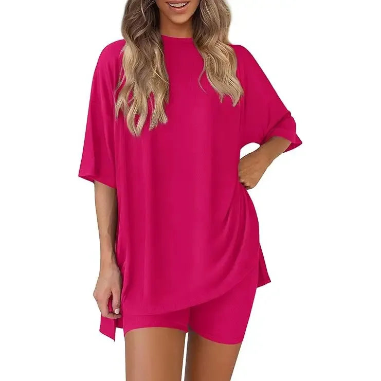⚡FINAL SALE⚡- Crewneck Two-Piece Set For Women