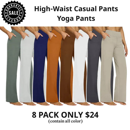 Women Wide Leg Pants with Pockets