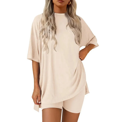 ⚡FINAL SALE⚡- Crewneck Two-Piece Set For Women
