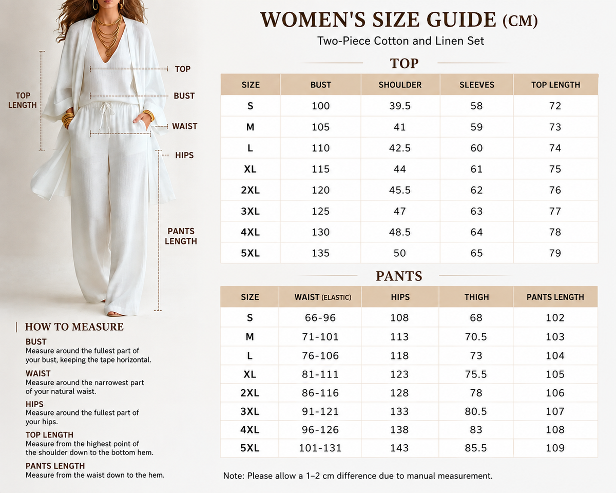 ⏰Clearance Sale⚡6-Pack Only $34.99⚡Women's Minimalist Cotton And Linen Wide-leg Pants Three-piece Set