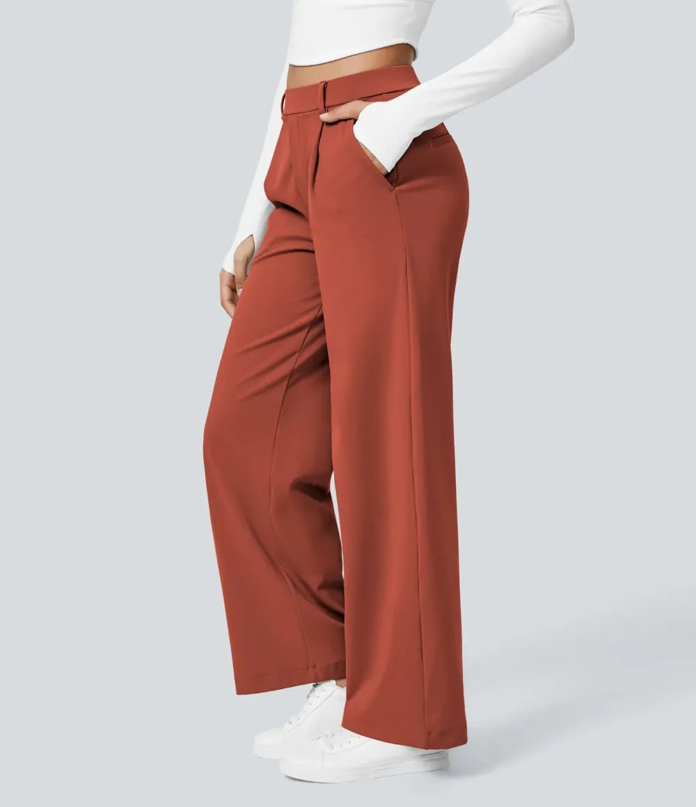 Women's High Waisted Wide Leg Pants