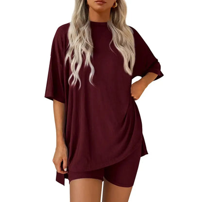 ⚡FINAL SALE⚡- Crewneck Two-Piece Set For Women