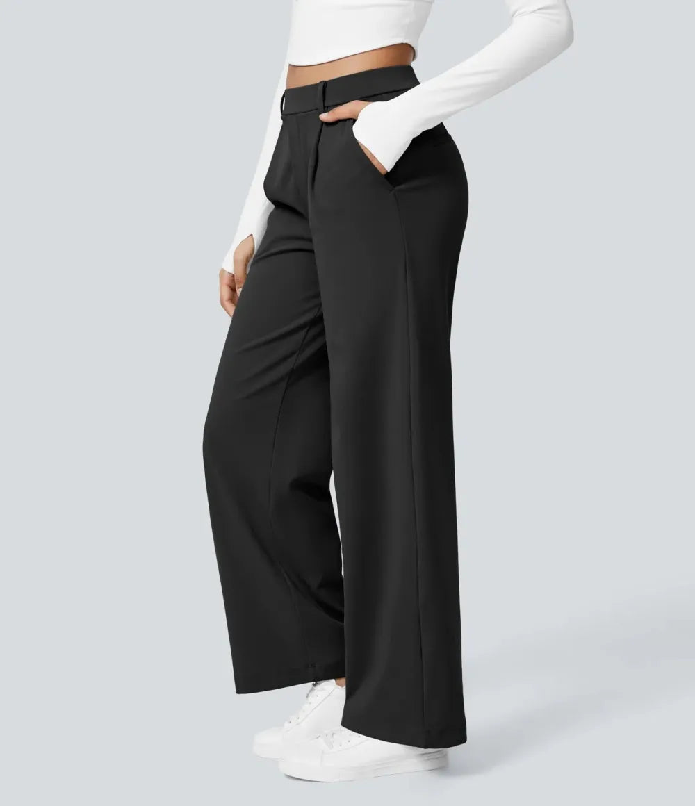 Women's High Waisted Wide Leg Pants