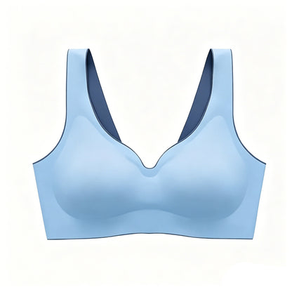 Women's Seamless Wireless Comfort Bra – Full Support, No Underwire, Everyday Lift