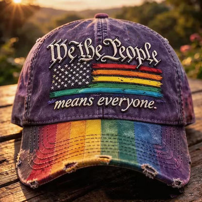 🧢✨Clearance Sale：9 pack for $36.99✨US 250th Anniversary Rainbow Colored Commemorative Hat