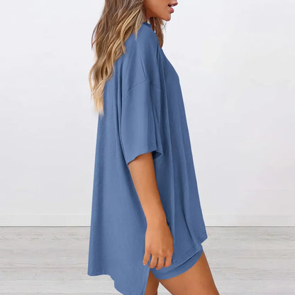 ⚡FINAL SALE⚡- Crewneck Two-Piece Set For Women