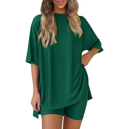 ⚡FINAL SALE⚡- Crewneck Two-Piece Set For Women