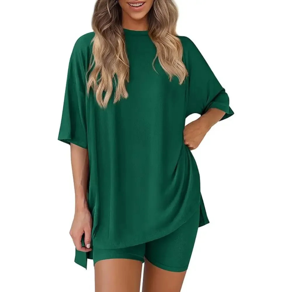 ⚡FINAL SALE⚡- Crewneck Two-Piece Set For Women