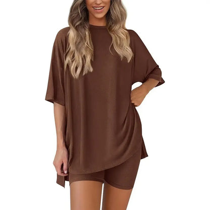 ⚡FINAL SALE⚡- Crewneck Two-Piece Set For Women
