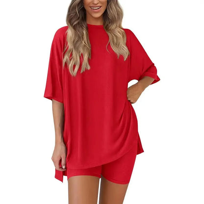 ⚡FINAL SALE⚡- Crewneck Two-Piece Set For Women