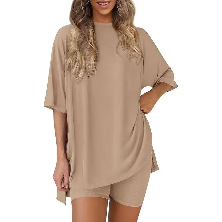 ⚡FINAL SALE⚡- Crewneck Two-Piece Set For Women