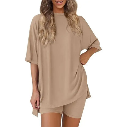 ⚡FINAL SALE⚡- Crewneck Two-Piece Set For Women