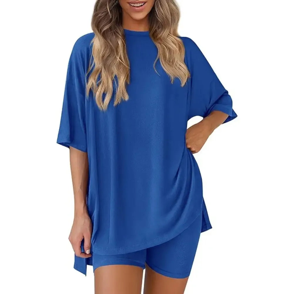 ⚡FINAL SALE⚡- Crewneck Two-Piece Set For Women