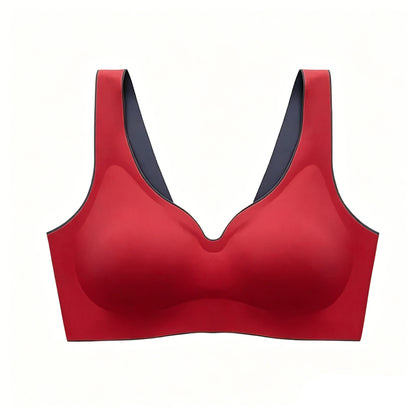 Women's Seamless Wireless Comfort Bra – Full Support, No Underwire, Everyday Lift