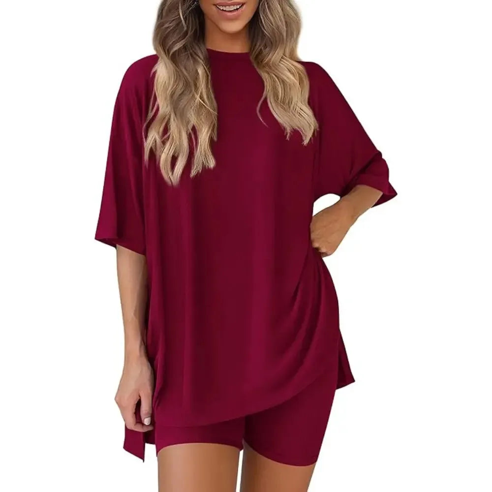⚡FINAL SALE⚡- Crewneck Two-Piece Set For Women