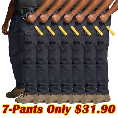 Unisex Multi-pocket Work Pants