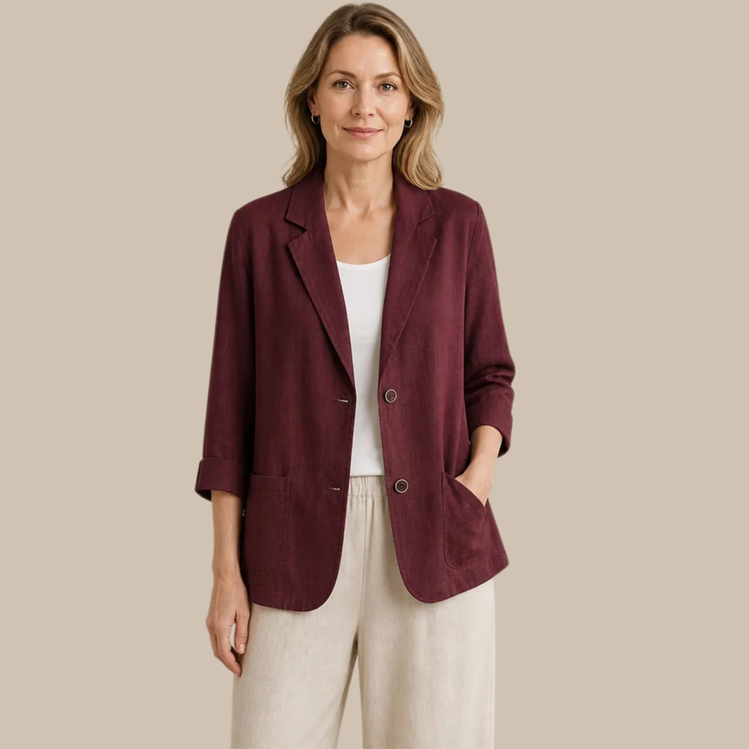 ⏰FINAL CLEARANCE⚡10-Pack Only $36.99⚡Women’s Linen Blazer – Breathable, Comfortable, Wrinkle-Resistant & Versatile