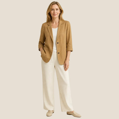 ⏰FINAL CLEARANCE⚡10-Pack Only $36.99⚡Women’s Linen Blazer – Breathable, Comfortable, Wrinkle-Resistant & Versatile