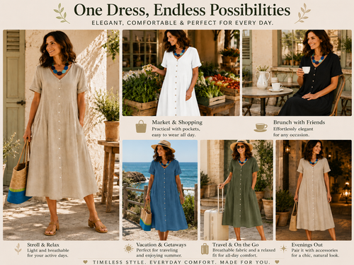🔥The Linen Dress American Women Love to Wear All Summer