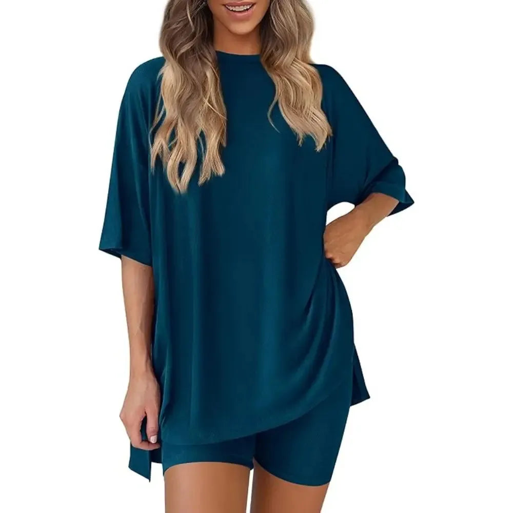 ⚡FINAL SALE⚡- Crewneck Two-Piece Set For Women