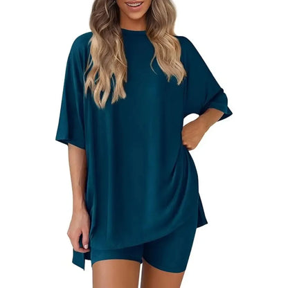 ⚡FINAL SALE⚡- Crewneck Two-Piece Set For Women