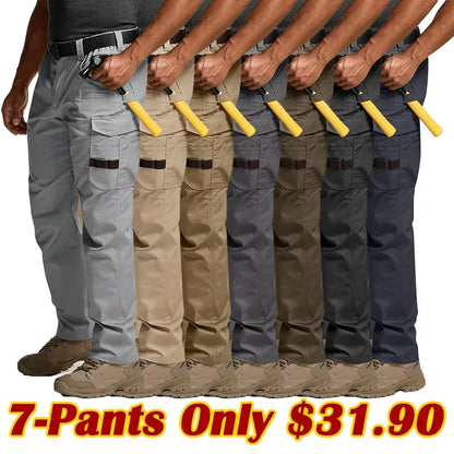 Unisex Multi-pocket Work Pants