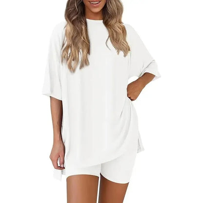 ⚡FINAL SALE⚡- Crewneck Two-Piece Set For Women