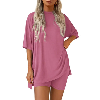 ⚡FINAL SALE⚡- Crewneck Two-Piece Set For Women