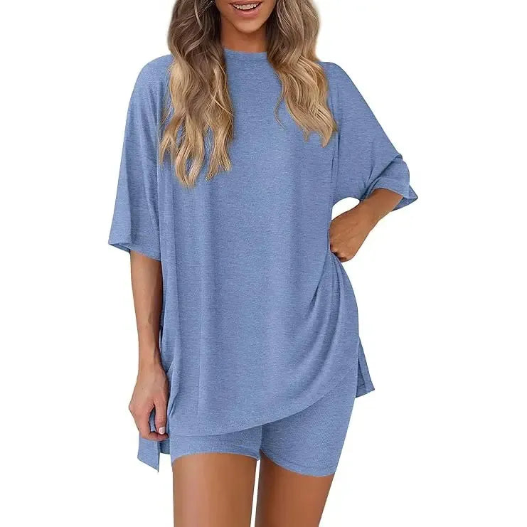 ⚡FINAL SALE⚡- Crewneck Two-Piece Set For Women