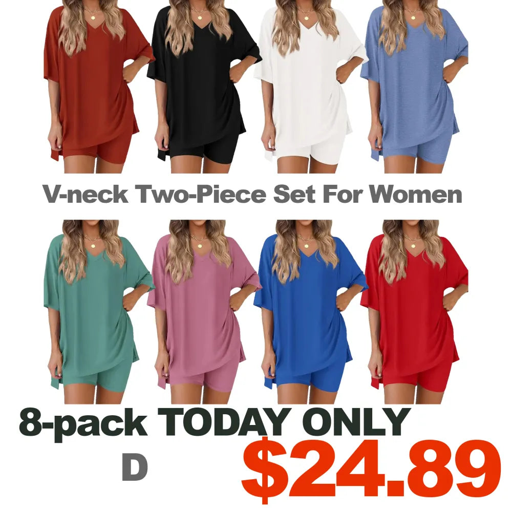 ⚡FINAL SALE⚡- Crewneck Two-Piece Set For Women