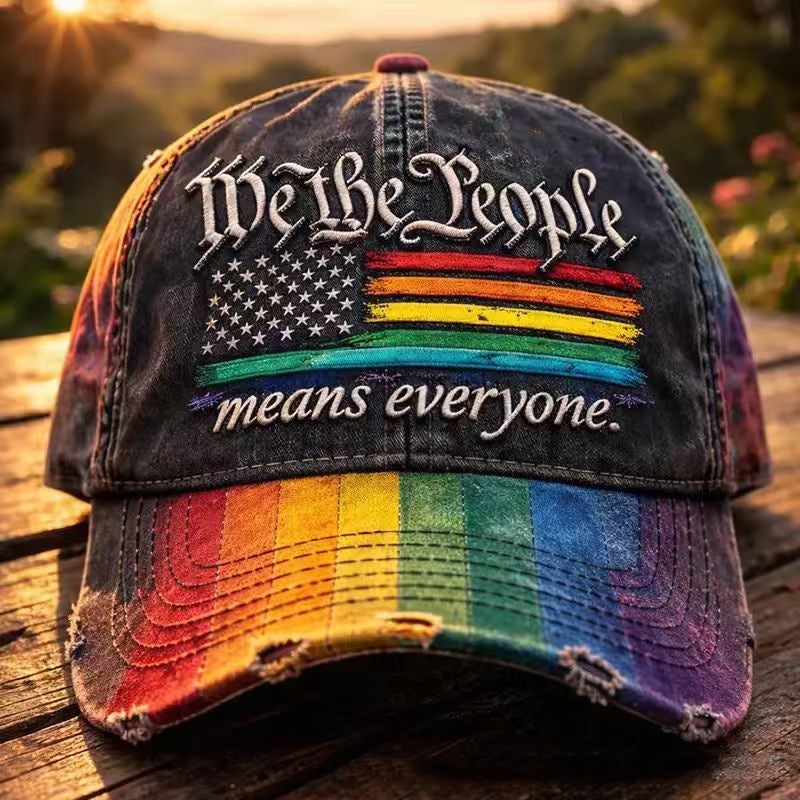 🧢✨Clearance Sale：9 pack for $36.99✨US 250th Anniversary Rainbow Colored Commemorative Hat