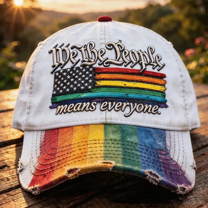 🧢✨Clearance Sale：9 pack for $36.99✨US 250th Anniversary Rainbow Colored Commemorative Hat