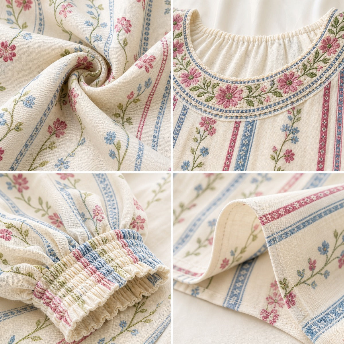 Women's Floral Boho Tunic Blouse