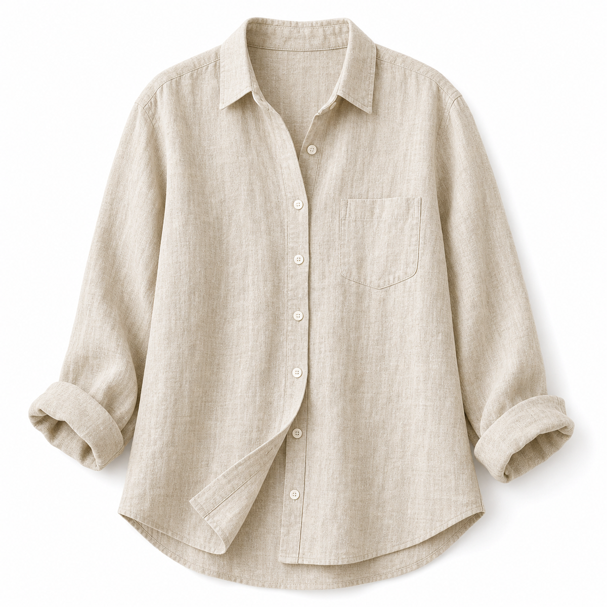⏰Clearance Sale⚡24-Pack Only $49.99⚡Women's Lightweight & Breathable Linen Shirt (Short-Sleeve / Long-Sleeve)