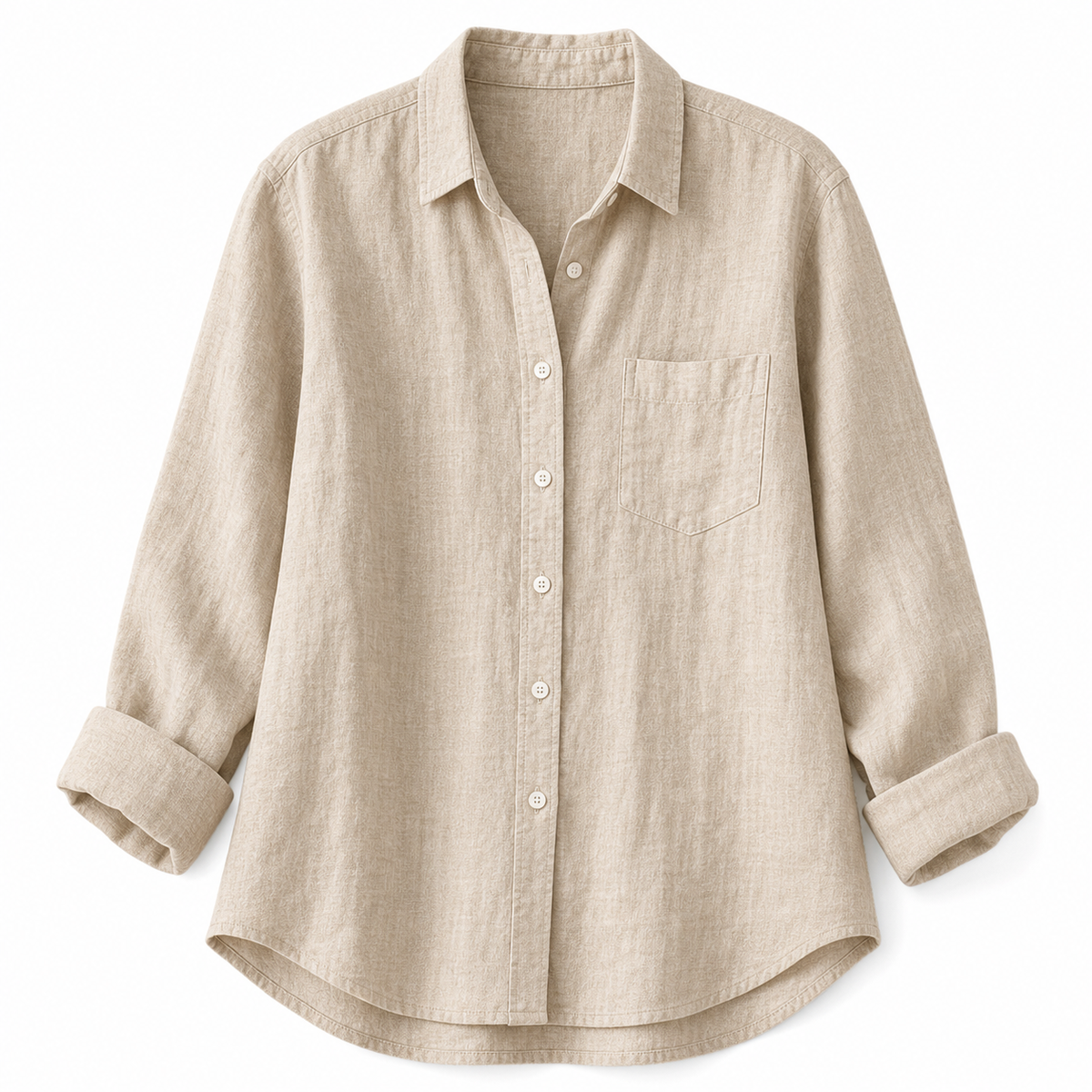 ⏰Clearance Sale⚡24-Pack Only $49.99⚡Women's Lightweight & Breathable Linen Shirt (Short-Sleeve / Long-Sleeve)