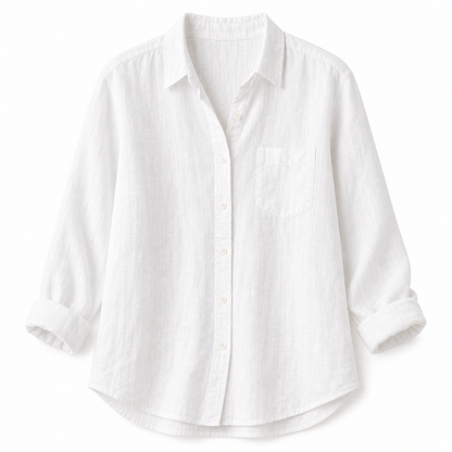 ⏰Clearance Sale⚡24-Pack Only $49.99⚡Women's Lightweight & Breathable Linen Shirt (Short-Sleeve / Long-Sleeve)