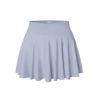 Women's One Piece Skirt One In One Flowy Basic Versatile Stretchy Flared Casual Mini Skirt