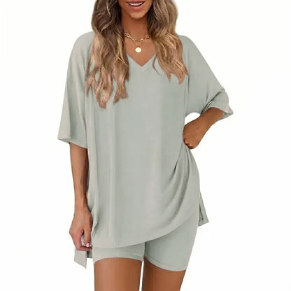 ⚡FINAL SALE⚡- Crewneck Two-Piece Set For Women