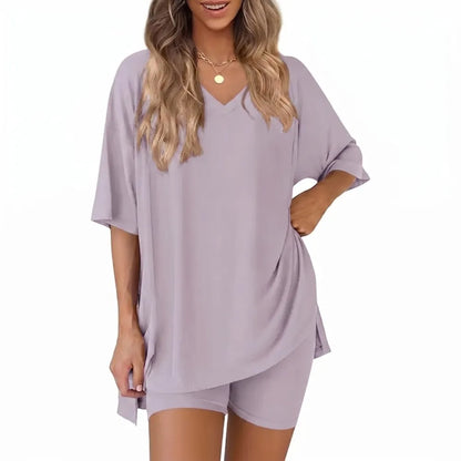 ⚡FINAL SALE⚡- Crewneck Two-Piece Set For Women
