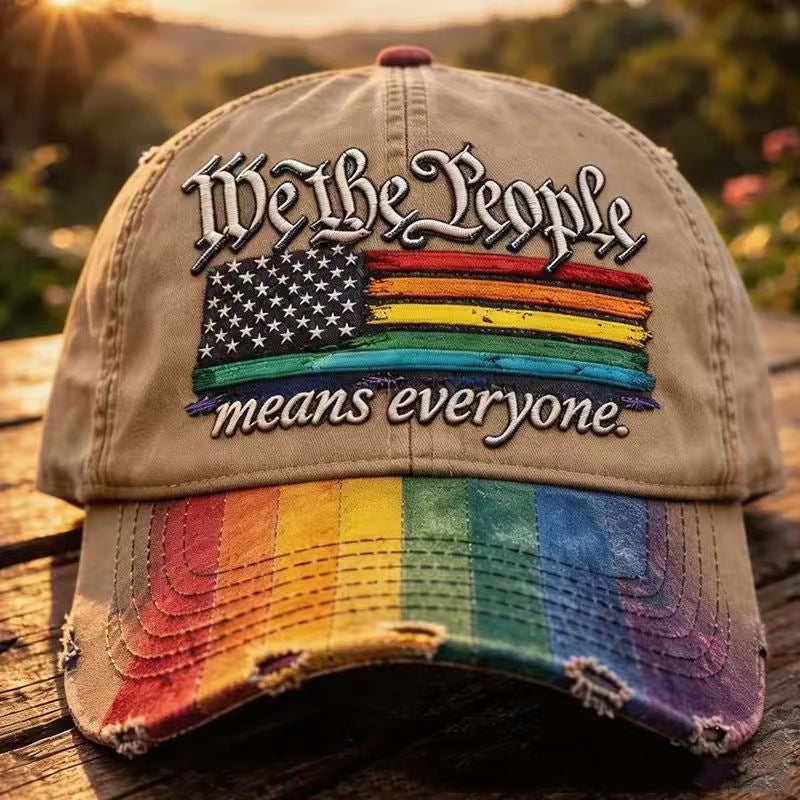 🧢✨Clearance Sale：9 pack for $36.99✨US 250th Anniversary Rainbow Colored Commemorative Hat
