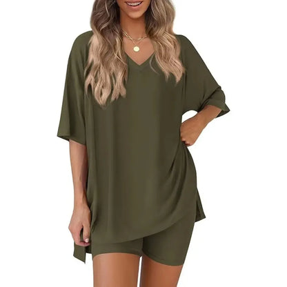 ⚡FINAL SALE⚡- Crewneck Two-Piece Set For Women