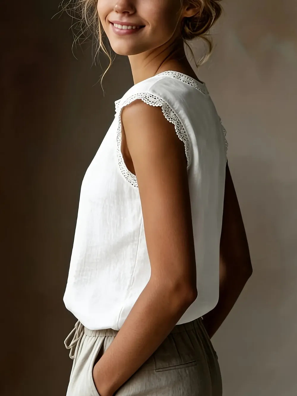 ❤️Women's Vintage Linen Short Sleeve Top❤️