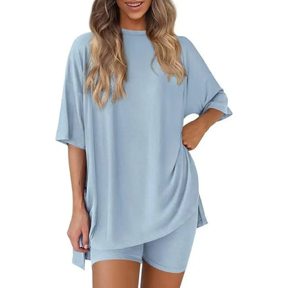 ⚡FINAL SALE⚡- Crewneck Two-Piece Set For Women
