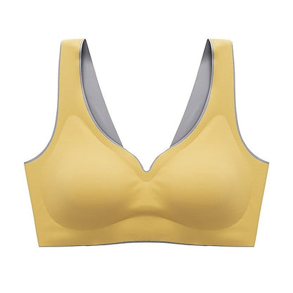 Women's Seamless Wireless Comfort Bra – Full Support, No Underwire, Everyday Lift