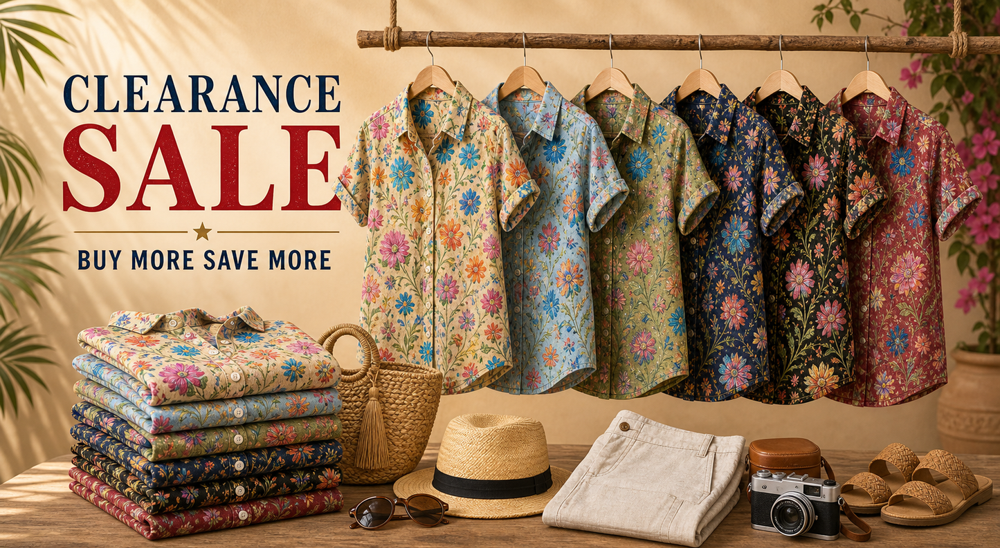 🔥CLEARANCE SALE🔥 Women's Vintage Floral Button-Up Blouse