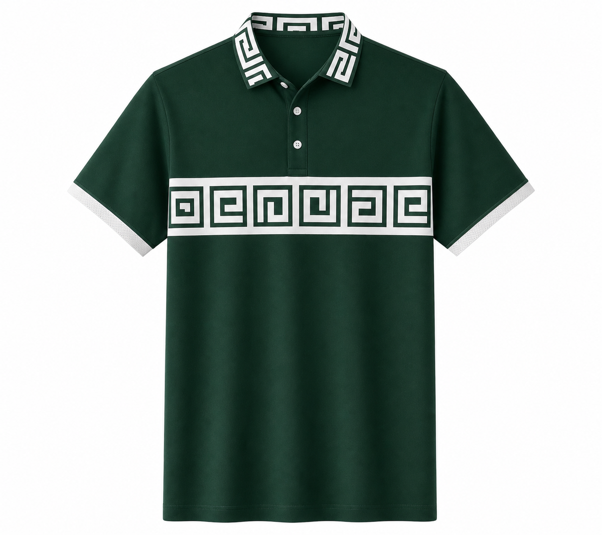 🔥SUMMER FINAL SALE - 9 pack only $49.99🔥Women’s Greek Key Contrast Polo Shirt