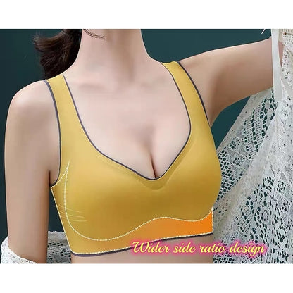 Women's Seamless Wireless Comfort Bra – Full Support, No Underwire, Everyday Lift