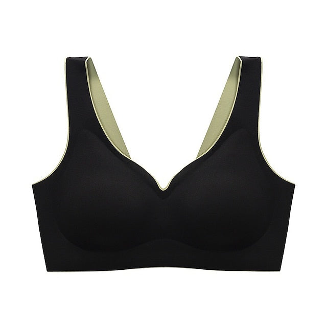 Women's Seamless Wireless Comfort Bra – Full Support, No Underwire, Everyday Lift